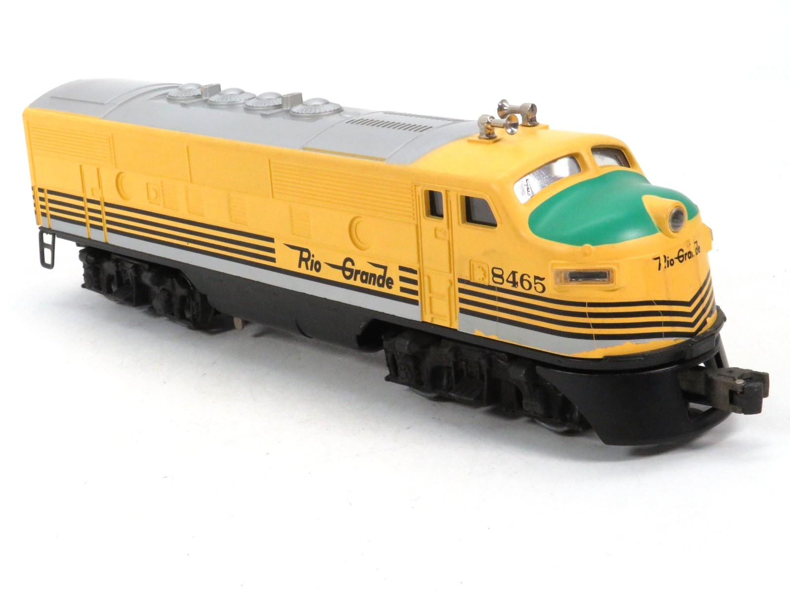 Lionel Trains 8464 & 8465 Rio Grande Diesel Locomotive AA set, O Gauge