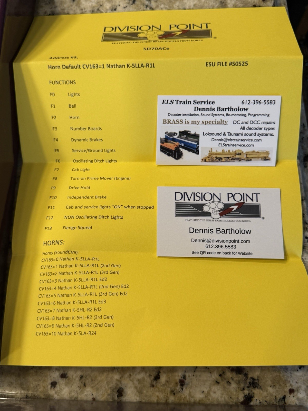 HO Scale Brass Division Point FXE SD70ACe Ferromex Iso Cab #4096 DCC/Sound/NIB