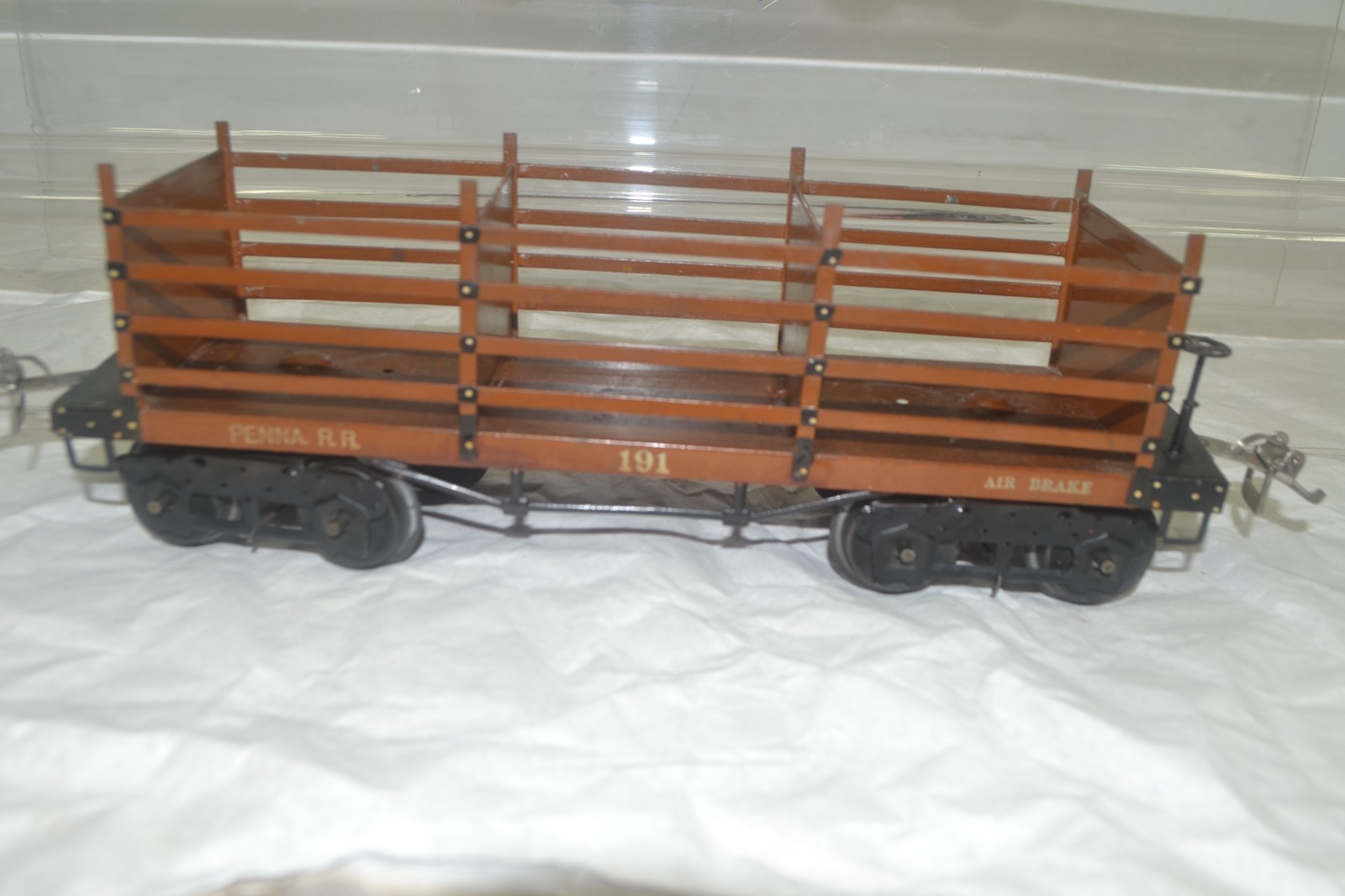 IVES PREWAR STANDARD GAUGE 1132 STEAM FREIGHT SET, # 710, BOXED, EX-PLUS