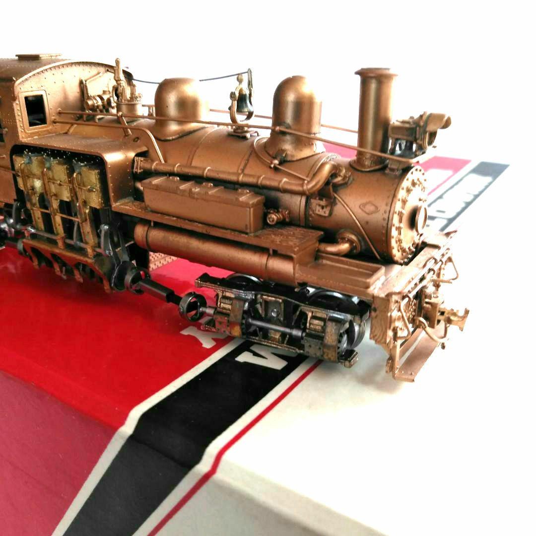 Westside Model Hassinger Lumber Shay Ho Scale Brass Finished Model Train w/box