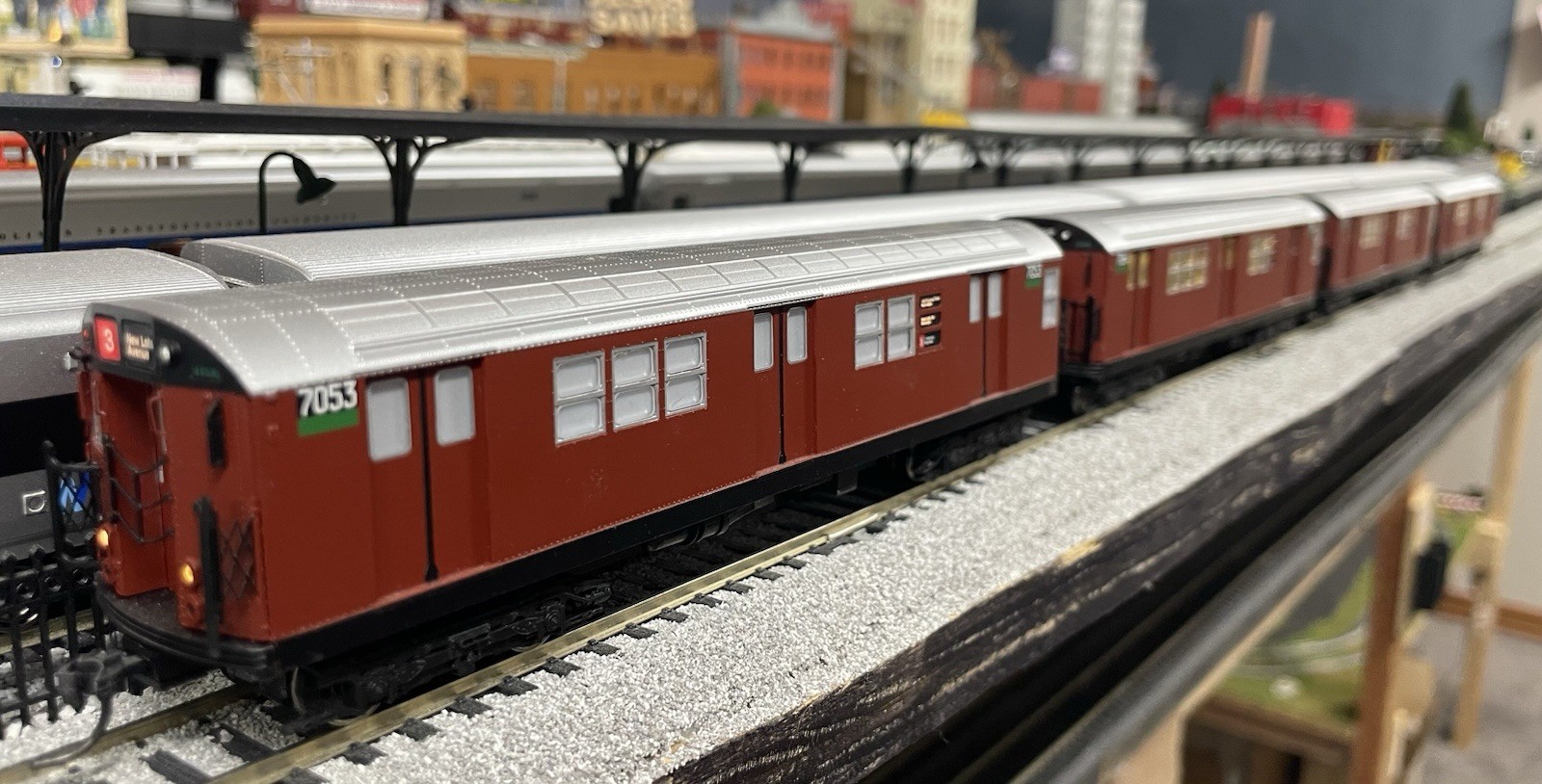 MTH HO 4-car R-21 Subway Set MTA SOUTHBOUND DCC&SOUND