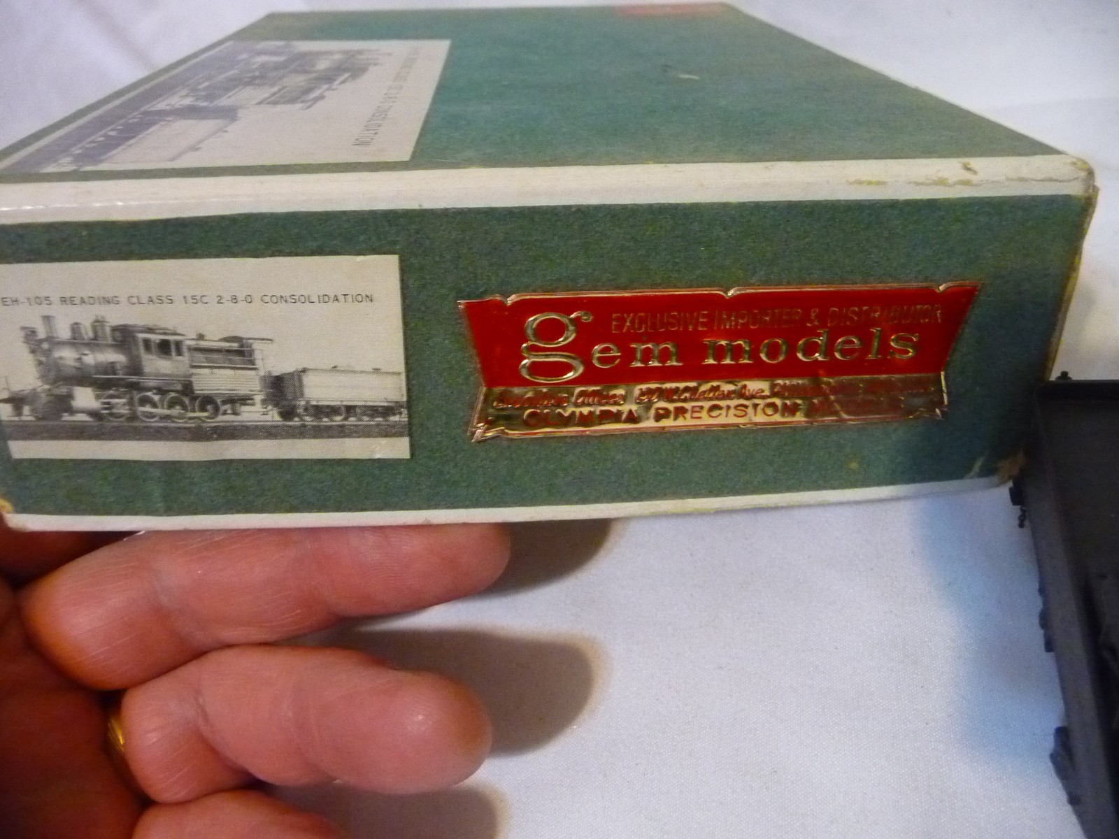 VTG 1961 GEM MODELS OLYMPIA EH-105 Reading Class 15C 2-8-0 Consolidated w/ Box