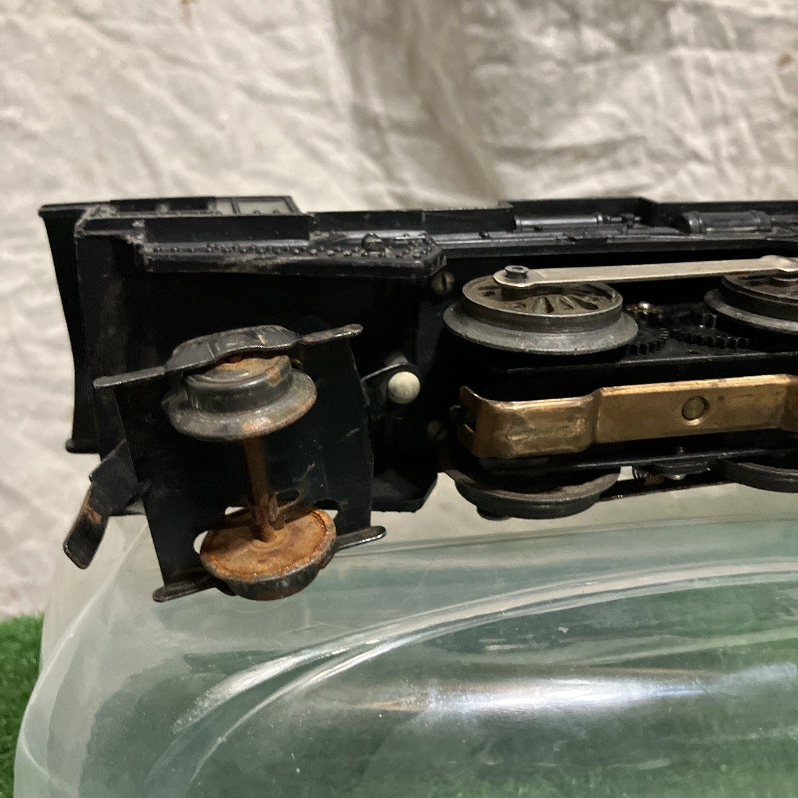 Marx Train 1666 Locomotive Engine ALLSTATE WEDGE TENDER tested works O Gauge O27