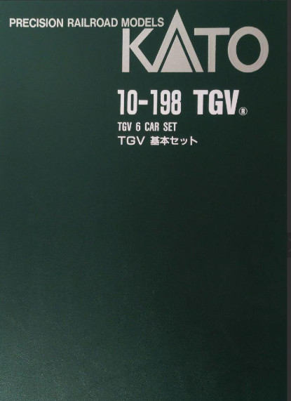 KATO N gauge TGV 6-car basic set with motor 10-198 Precision Railroad Model 2000