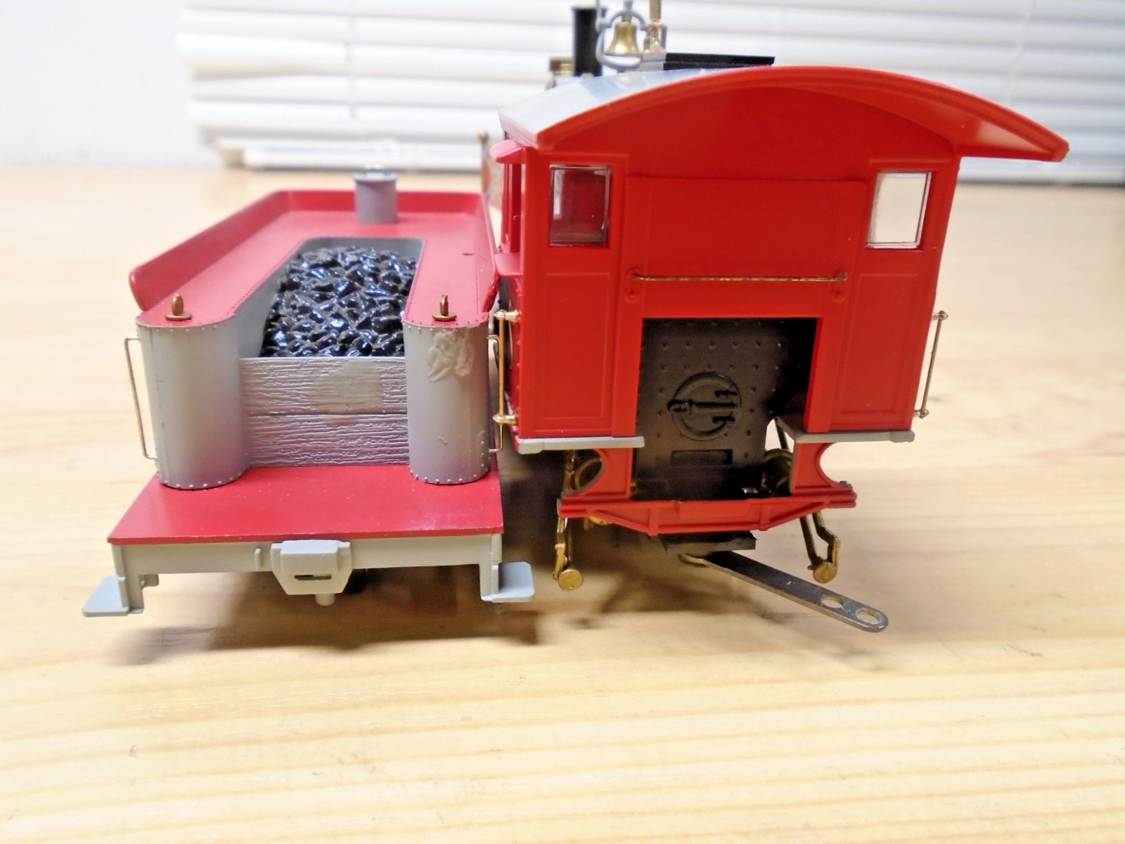 Bachmann Hawthorne HO CSA Civil War Confederate Loco 2-6-0 & Tender Runs/Lights