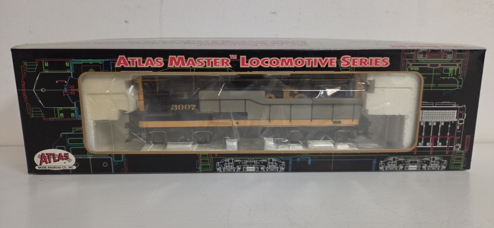 Atlas Master Series 9554 FM H16-44 Santa Fe #3007 W/DCC/DC/LED