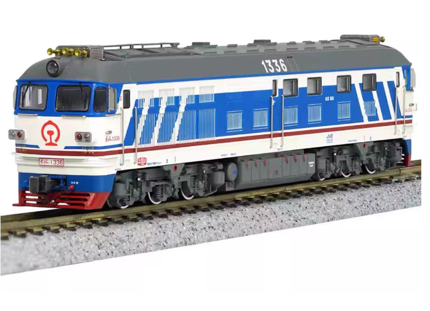 Charming China Railway DF4B Diesel Locomotive (DC) – N scale Special coating