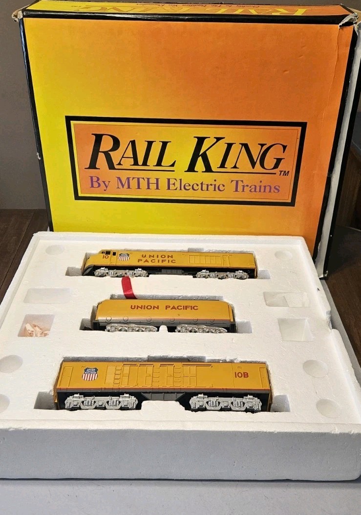 Rail King Union Pacific Gas Turbine 3-Piece Diesel Engine Set 30-2009LP ~ XS224
