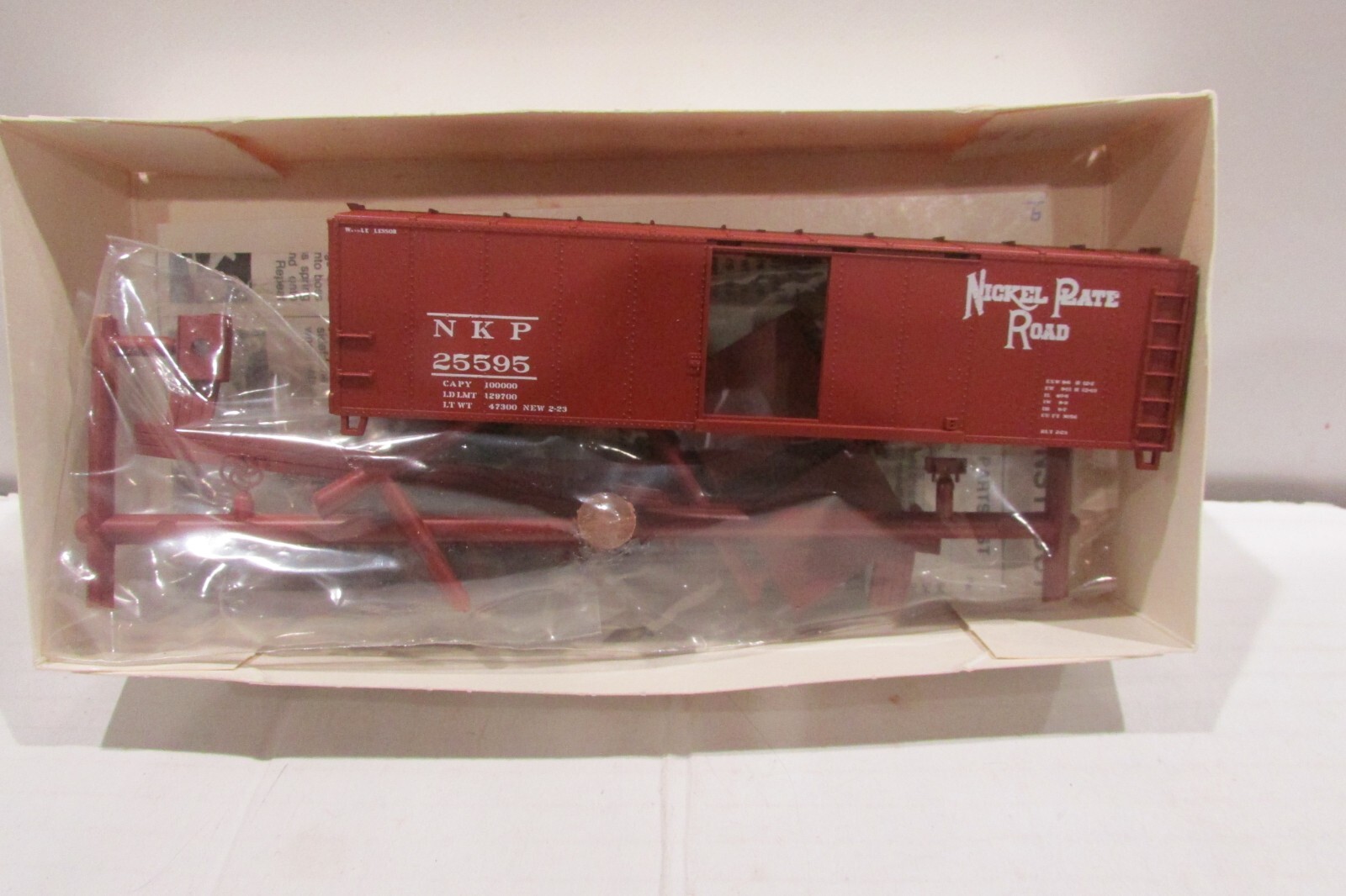 Ho Scale Walthers 932-2056 40′ Steel Box Car x-29 Nickel Plate Road 25595