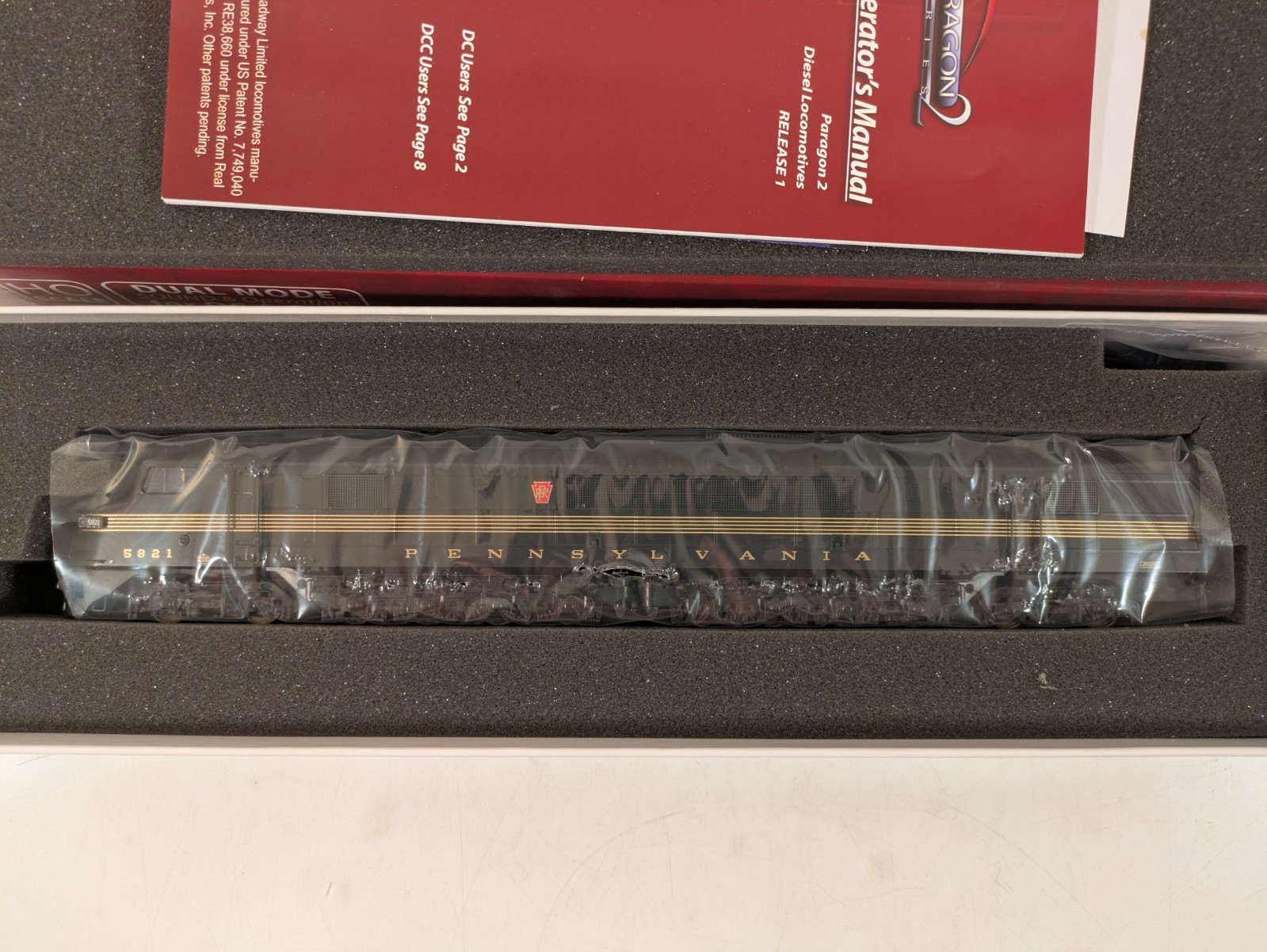 HO Baldwin Centipede PRR Pennsylvania DC+DCC+SOUND NIB NOS # 2096