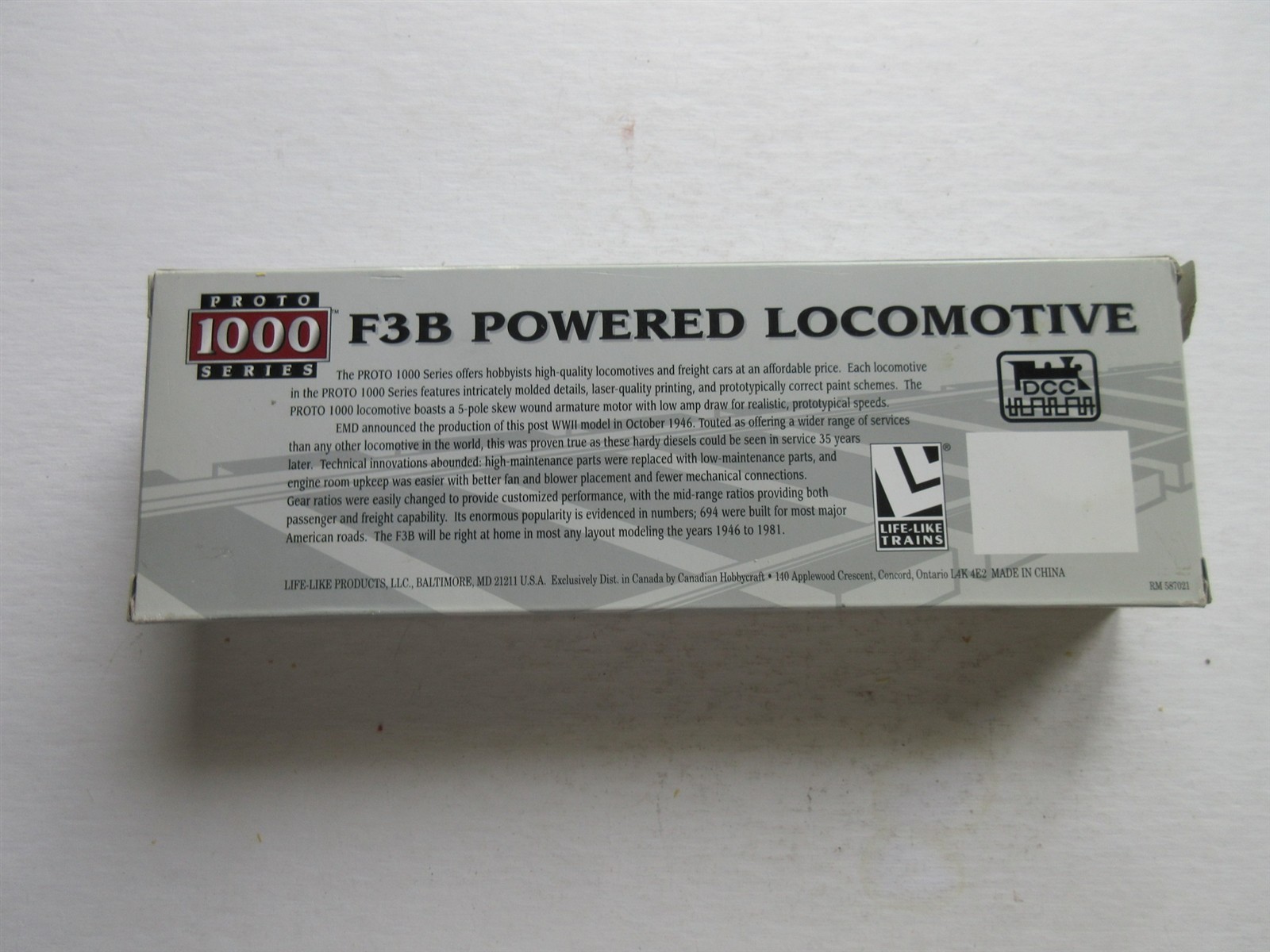 HO Proto 1000 F3A & F3B Diesel Locomotive Jersey Central #51