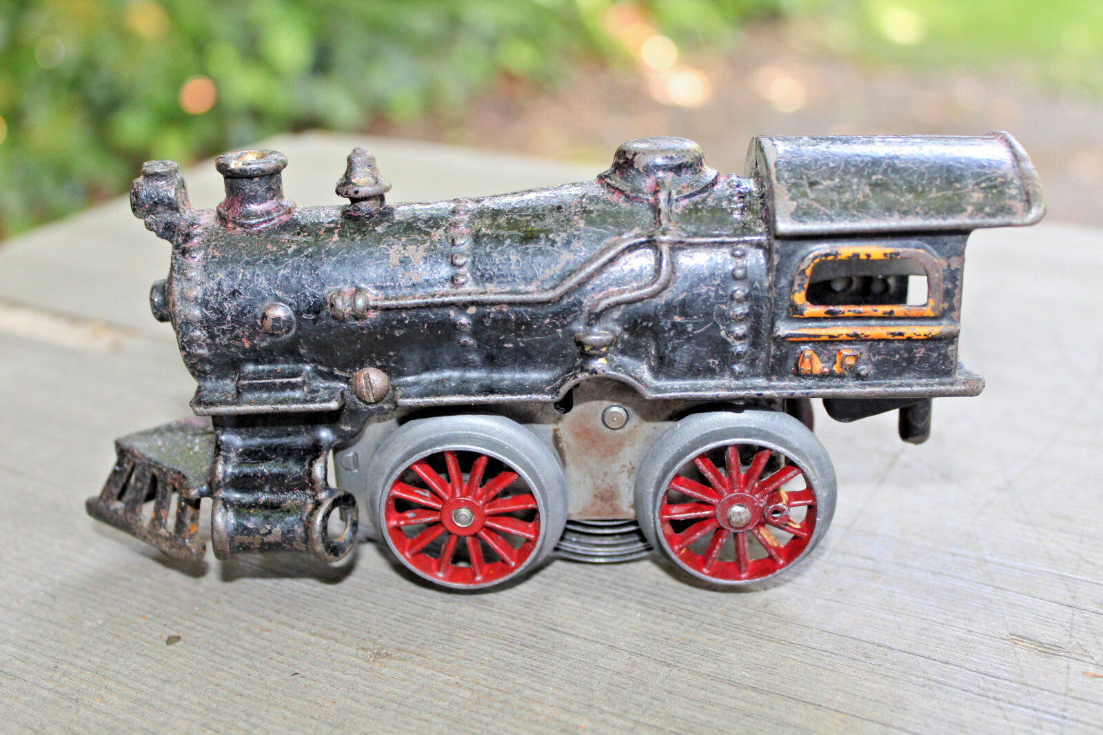American Flyer Prewar O Gauge Cast Iron AF 14 Windup Locomotive b2