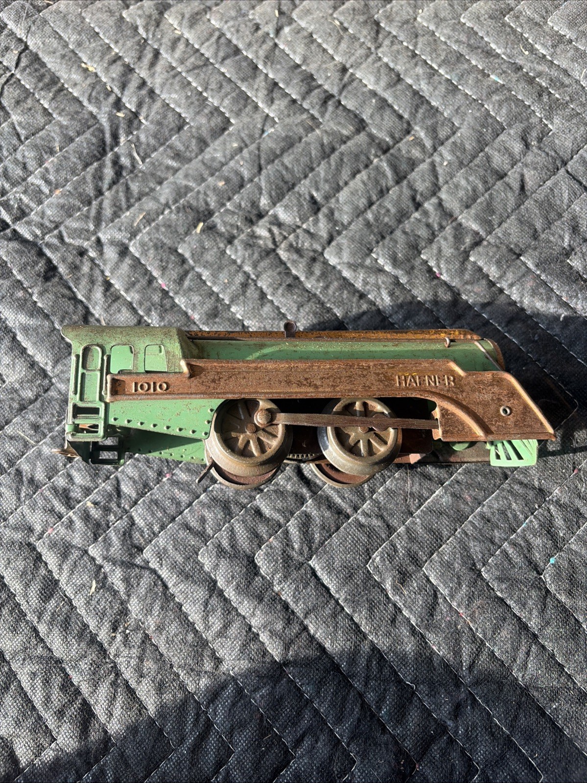 Vintage Hafner 1010 Windup Wind Up Train Locomotive With KEY – WORKS!
