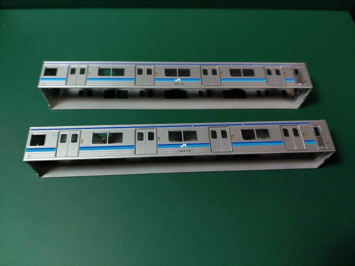 Good condition KATO 10-2102 Kuha 205-3110 + Kuha 204-3110 body set