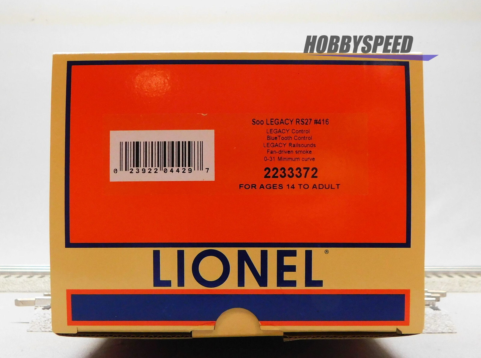 LIONEL SOO LINE LEGACY RS-27 DIESEL LOCOMOTIVE ENGINE #416 O GAUGE 2233372 NEW