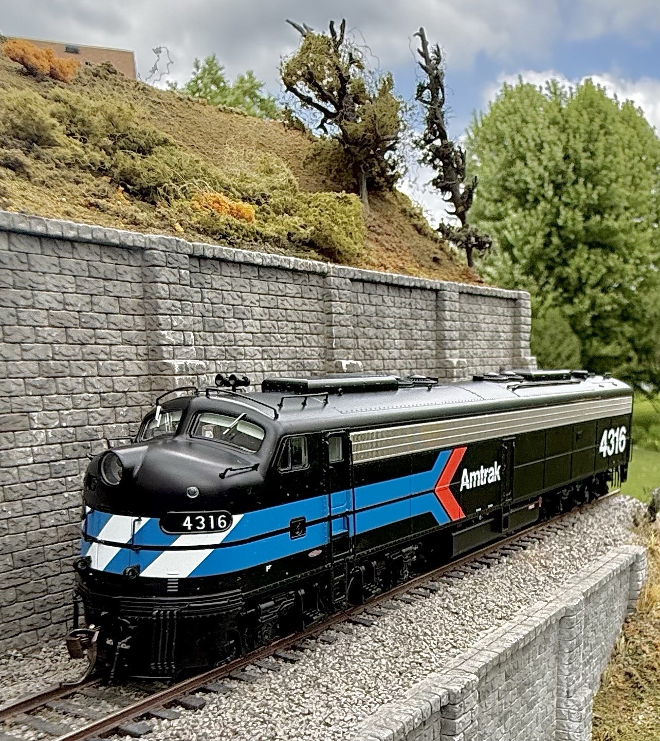 HO Scale Rapido Amtrak 50th Anniversary #4316 DC/DCC/Sound/LNIB