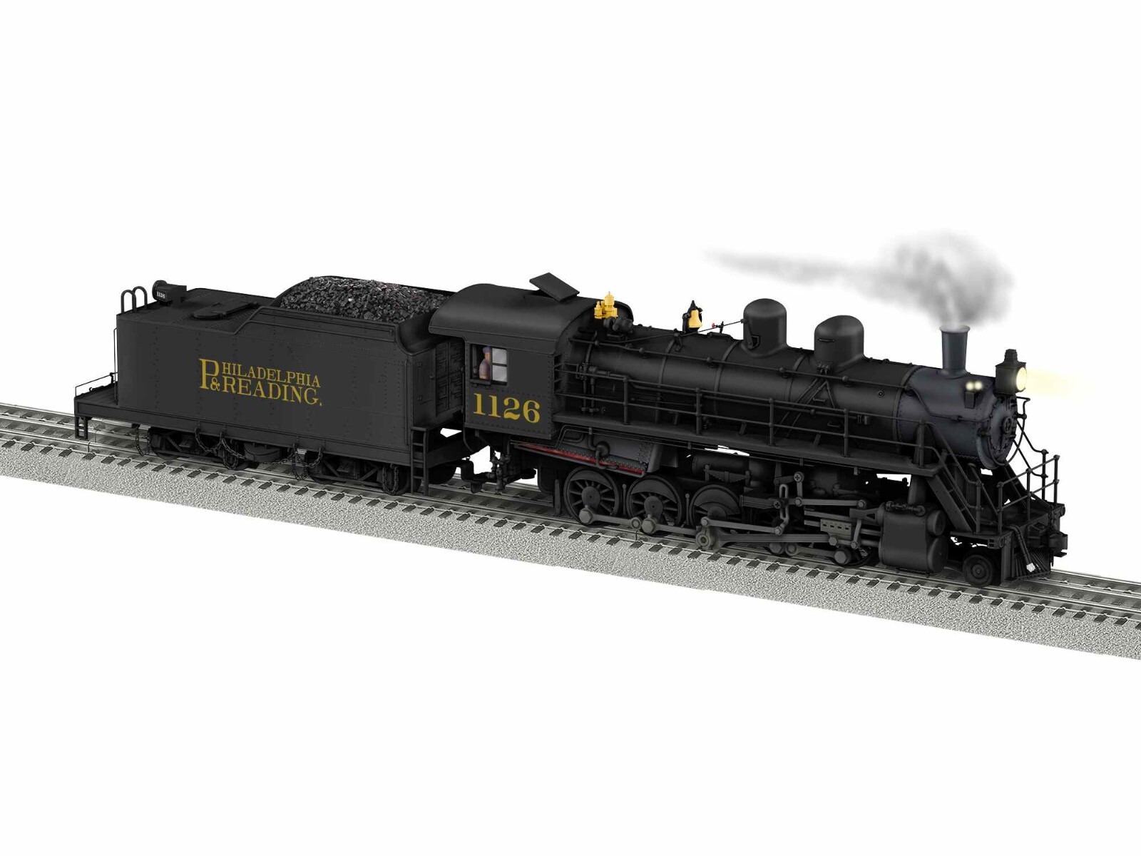 O-Gauge Lionel PHILADELPHIA & READING LEGACY RUSSIAN DECAPOD #1126 SKU: 2331330