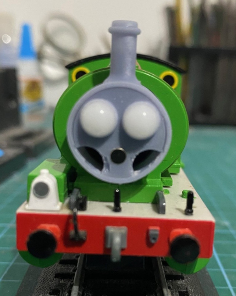 Custom HO/OO Bachmann Percy Set of Six Magnetic Faces (READ DESCRIPTION)