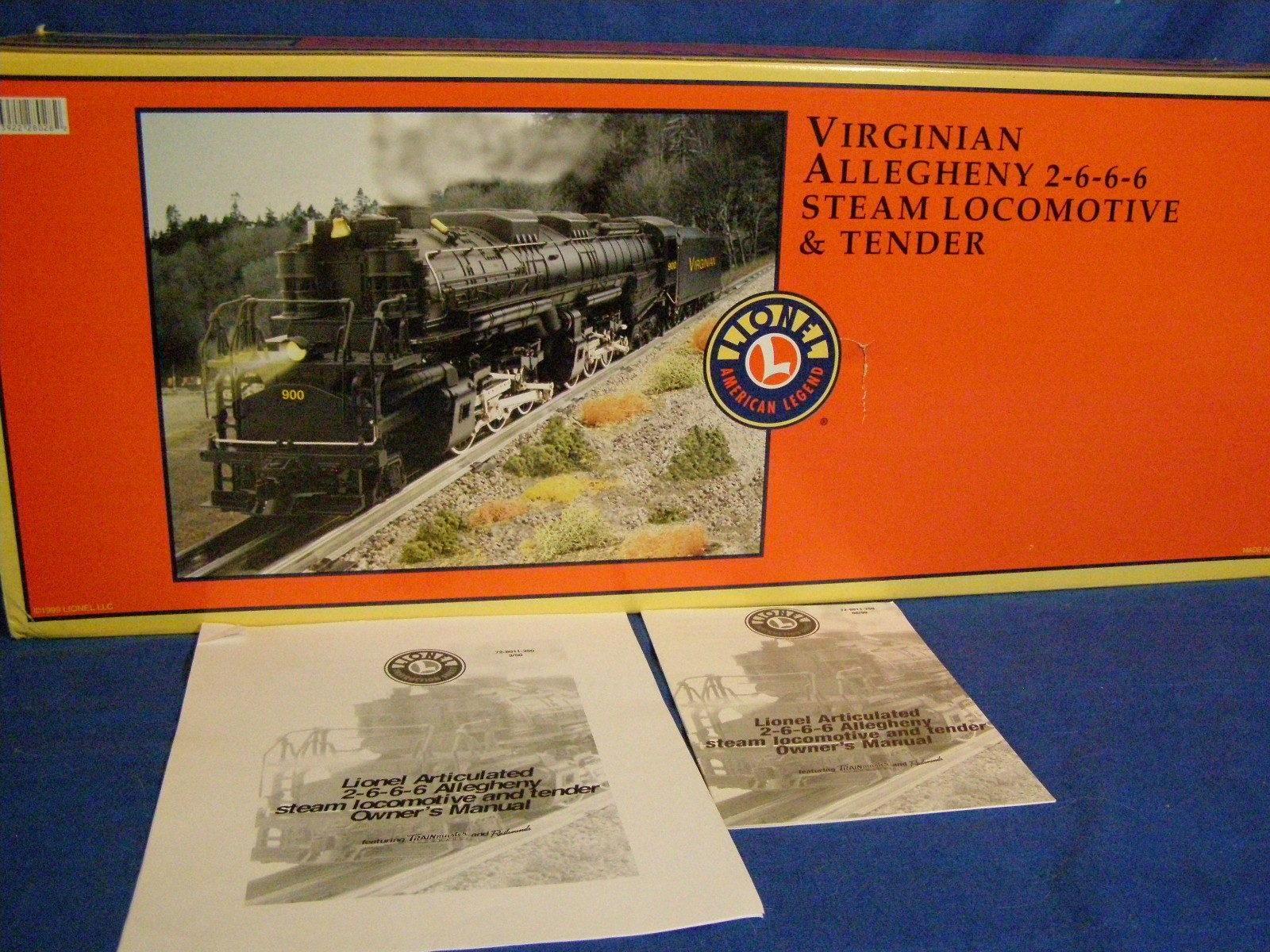 O Gauge Lionel 6-28028 2-6-6-6 Virginian Allegheny 900 lj
