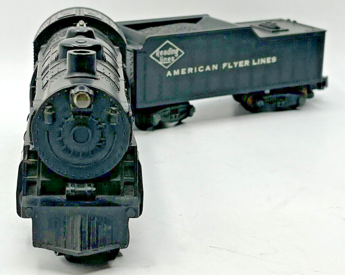 Gilbert American Flyer S Gauge #308 Atlantic Locomotive & Tender – 1956 Only