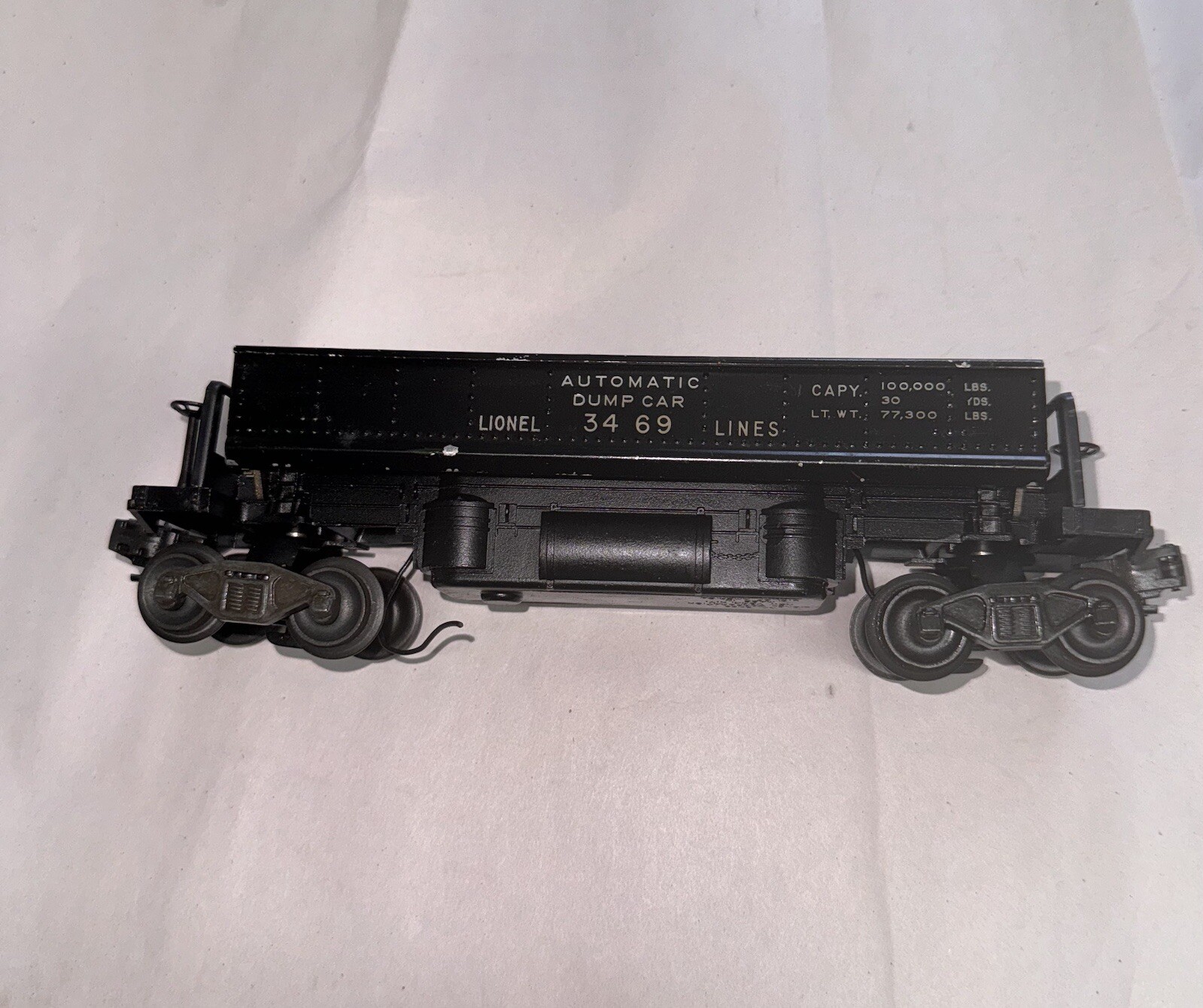 VINTAGE LIONEL 3469 Automatic Dump Car Metal.