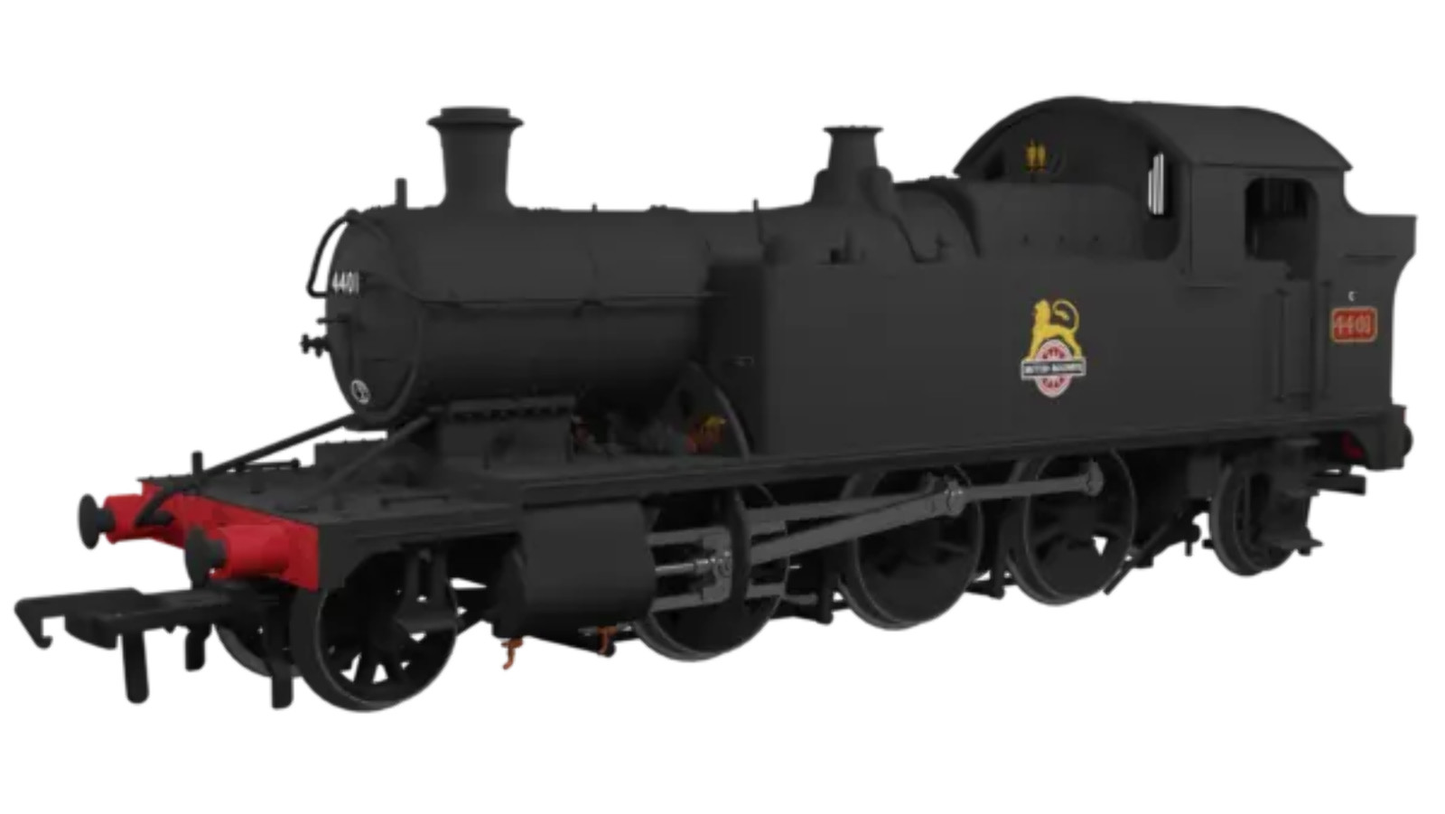 Rapido Trains 951508 OO Gauge GWR 44xx No.4401 BR Early Crest Plain Black DCC SO
