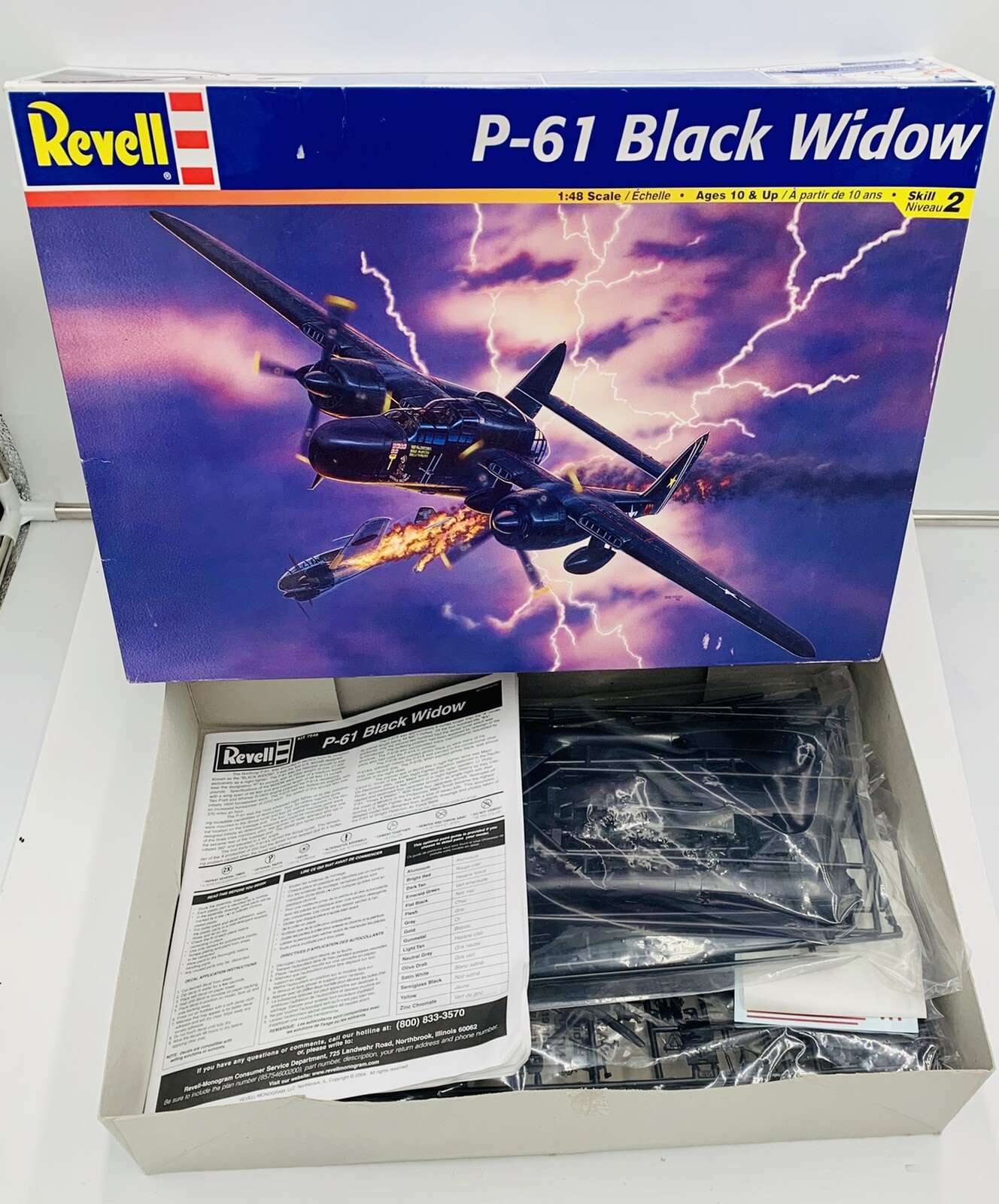 Revell Monogram 1/48 P61 Black Widow RMX857546 Plastic Models Airplane 1/48