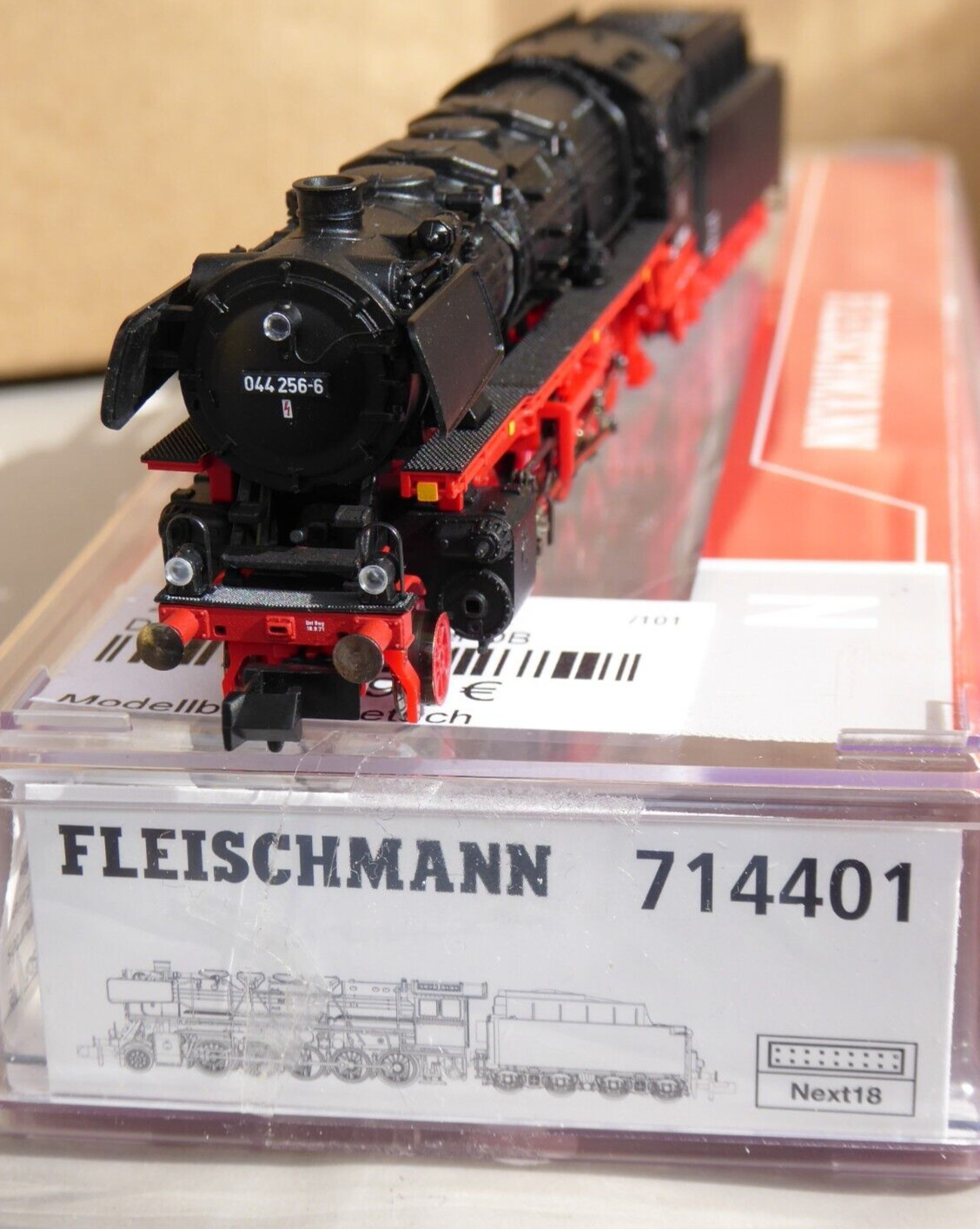 Fleischmann 714401 N Locomotive BR 044 256 DB Era 4 DSS+LED Light, BW Ottbergen