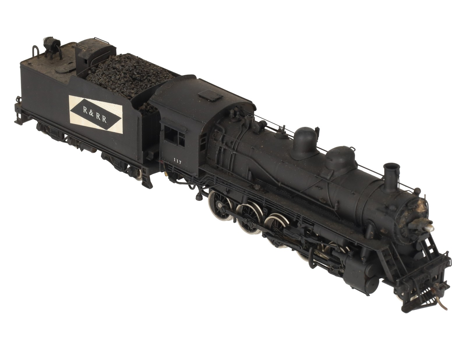 United Models HO Brass R&RR 2-10-0 Steam Locomotive & Tender – Painted