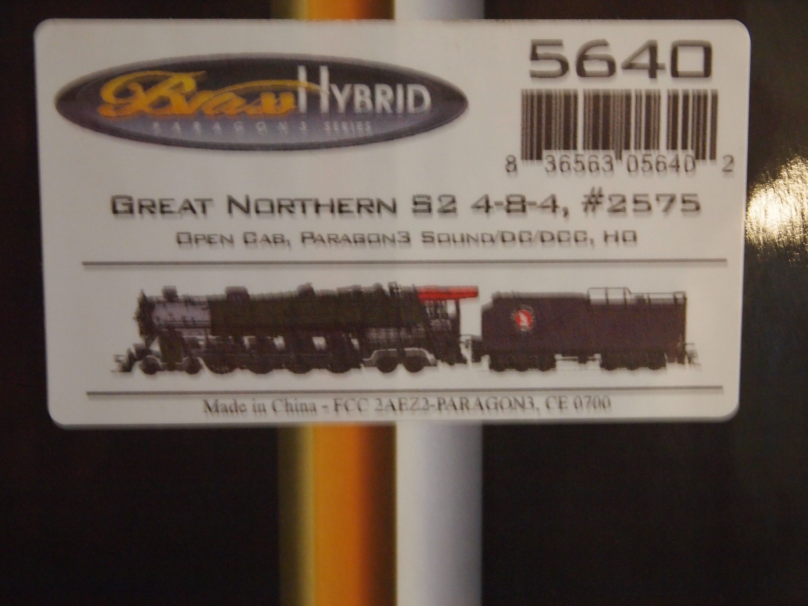 BROADWAY LIMITED 5640 GREAT NORTHERN S2 4-8-4 “NORTHERN” ROAD NUMBER GN 2575