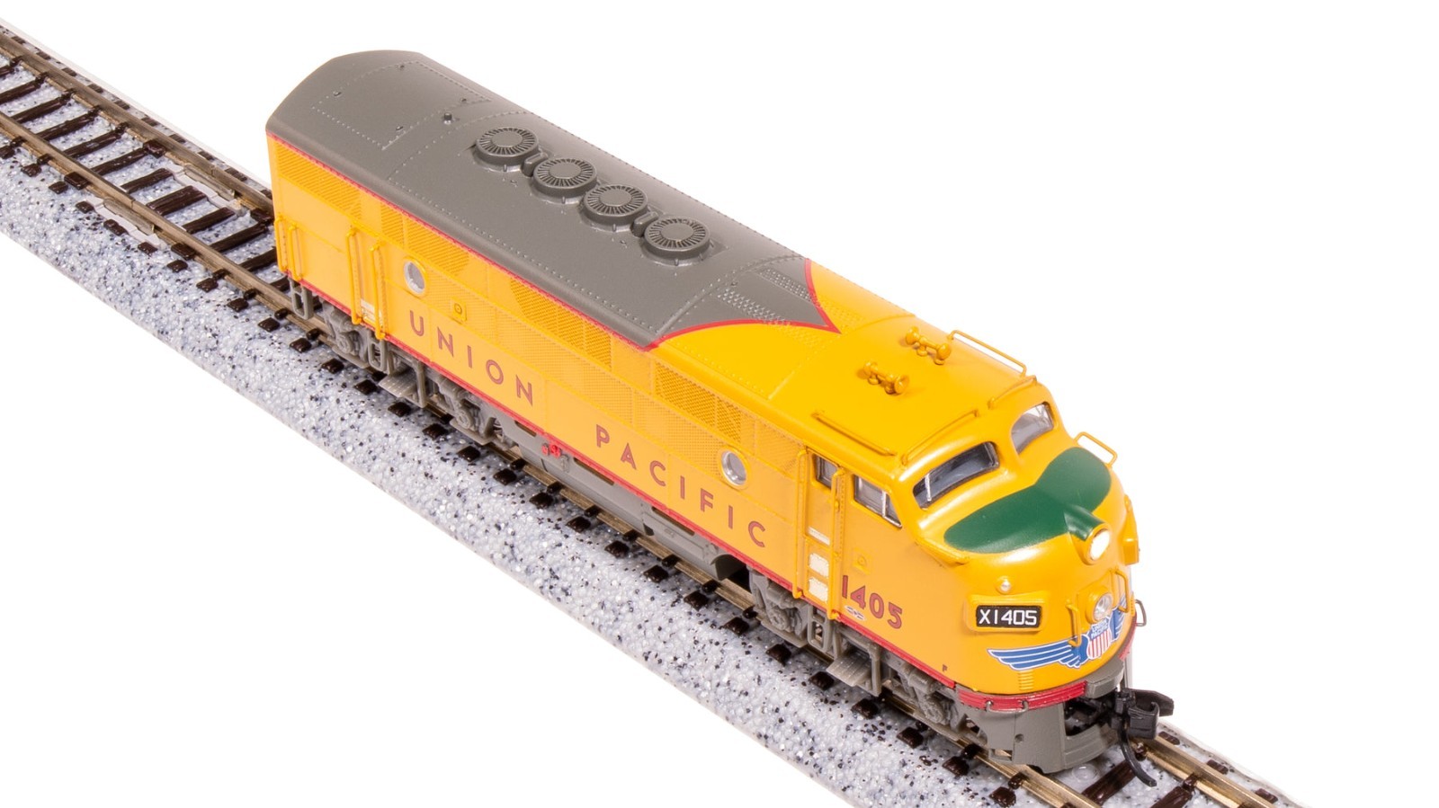 Broadway 7740 EMD F3A, UP 1409, Yellow & Gray, Paragon4 Sound/DC/DCC, N