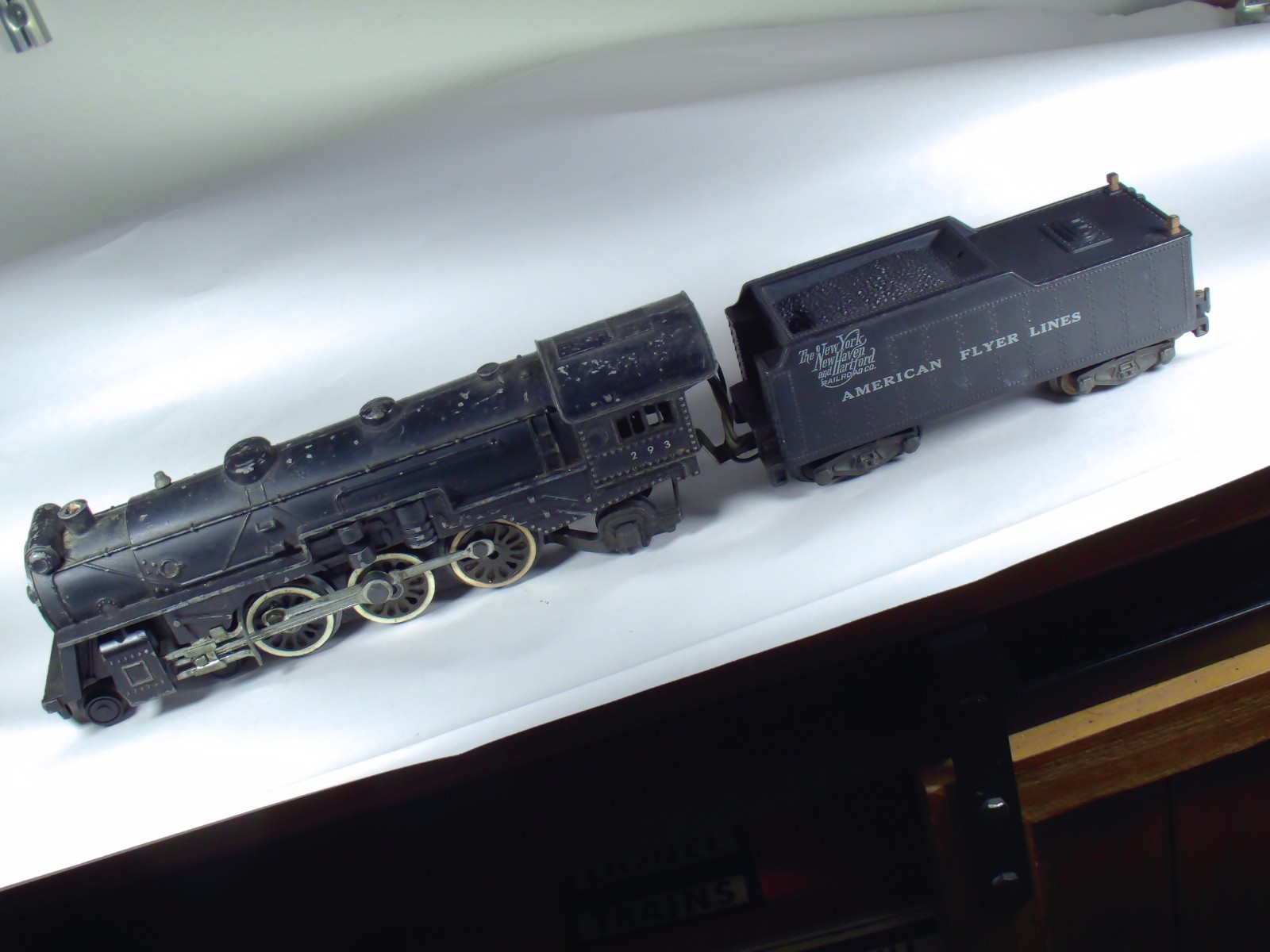 Original Vintage American Flyer S Gauge 293 Steam Locomotive Runner Condition