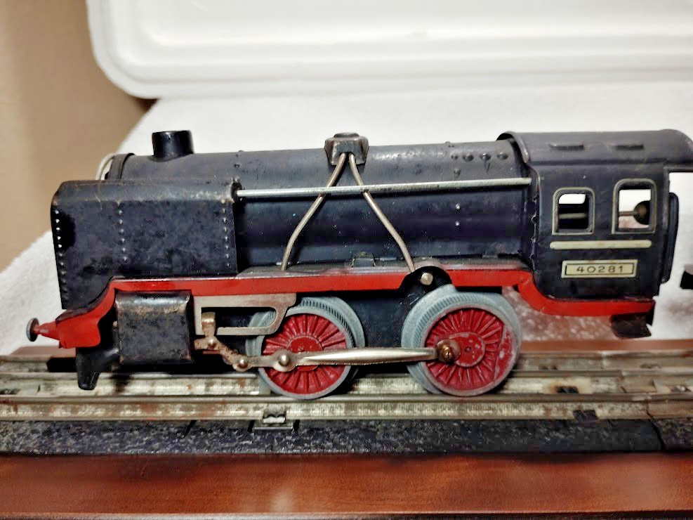 Distler O Gauge US-Zone Germany #40281 Clockwork Wind-up Locomotive Tender & Key