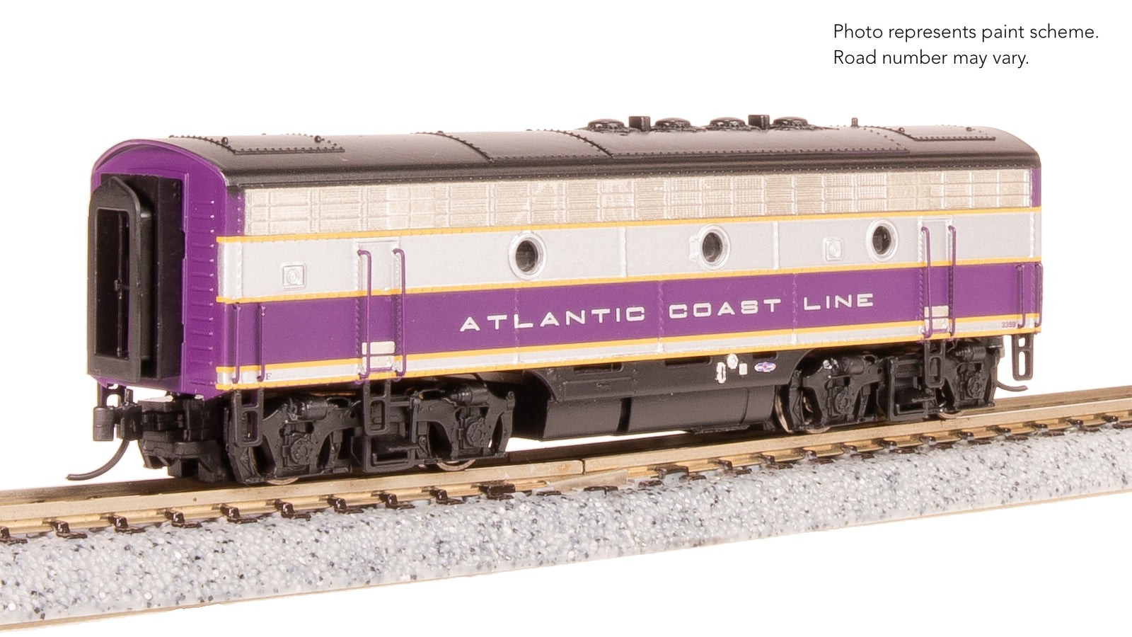 Broadway 9202 EMD F3B, ACL 343B, Purple & Silver, Paragon4 Sound/DC/DCC, N