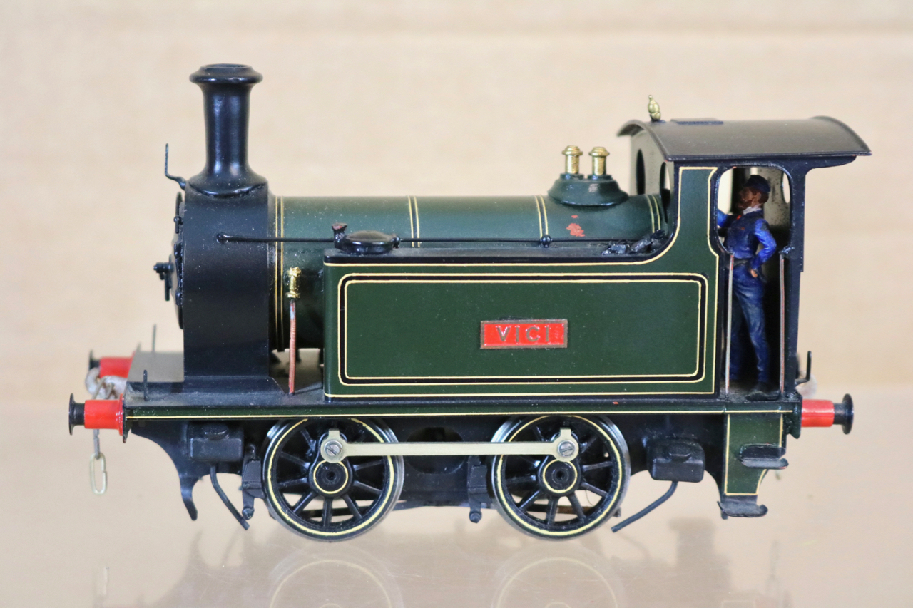 LAWRENCE SCALE MODELS O GAUGE KIT BUILT 0-4-0 WORKS TANK SHUNTER LOCO 10 VICI nk