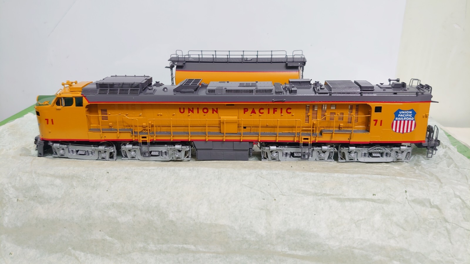 Overland (OMI) Brass Union Pacific Veranda Turbine – HO scale