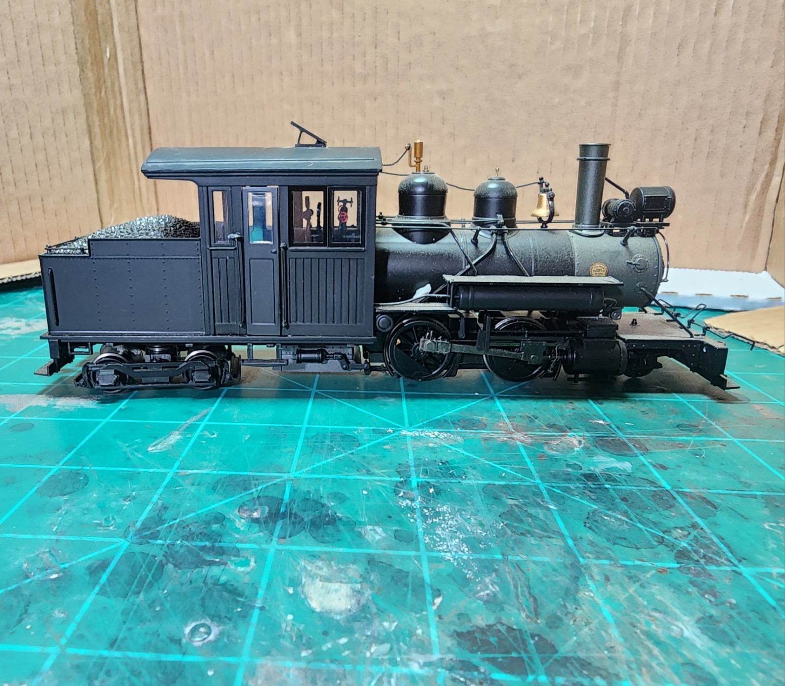 On30 Bachmann Spectrum 2-4-4 Forney Unlettered Inside Frame Dcc No Sound.