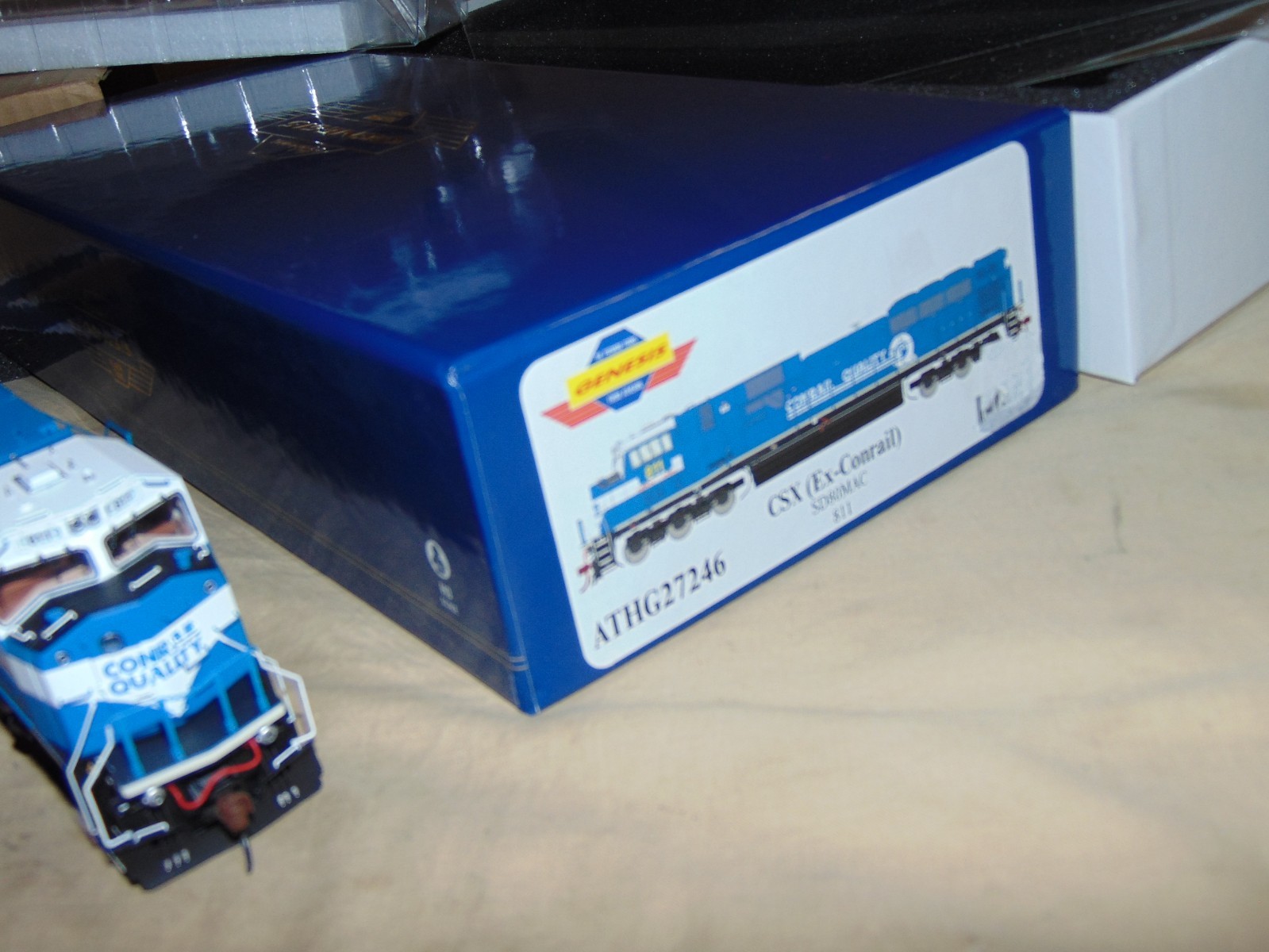 ATHEARN GENESIS HO 27246 CSX CONRAIL SD80MAC DIESEL -BRAND NEW