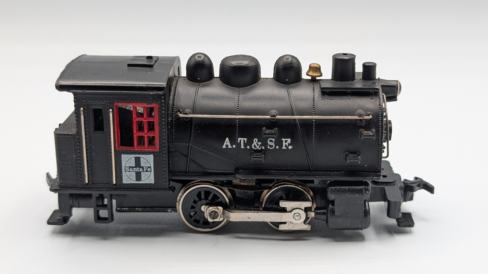 1970s HO Scale Life-Like AT&SF Santa Fe Steam Switcher Locomotive #98 (Untested)