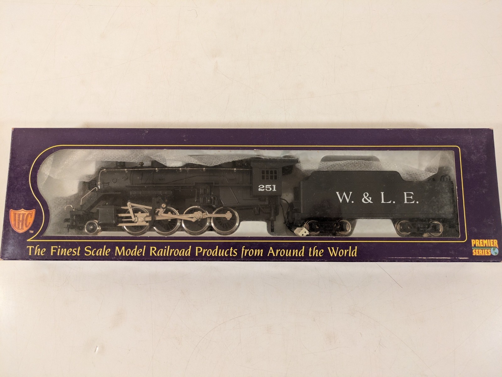 HO 2-8-0 w/ Tender Consolidation W&LE Wheeling & Lake Erie DC NIB NOS # M9555