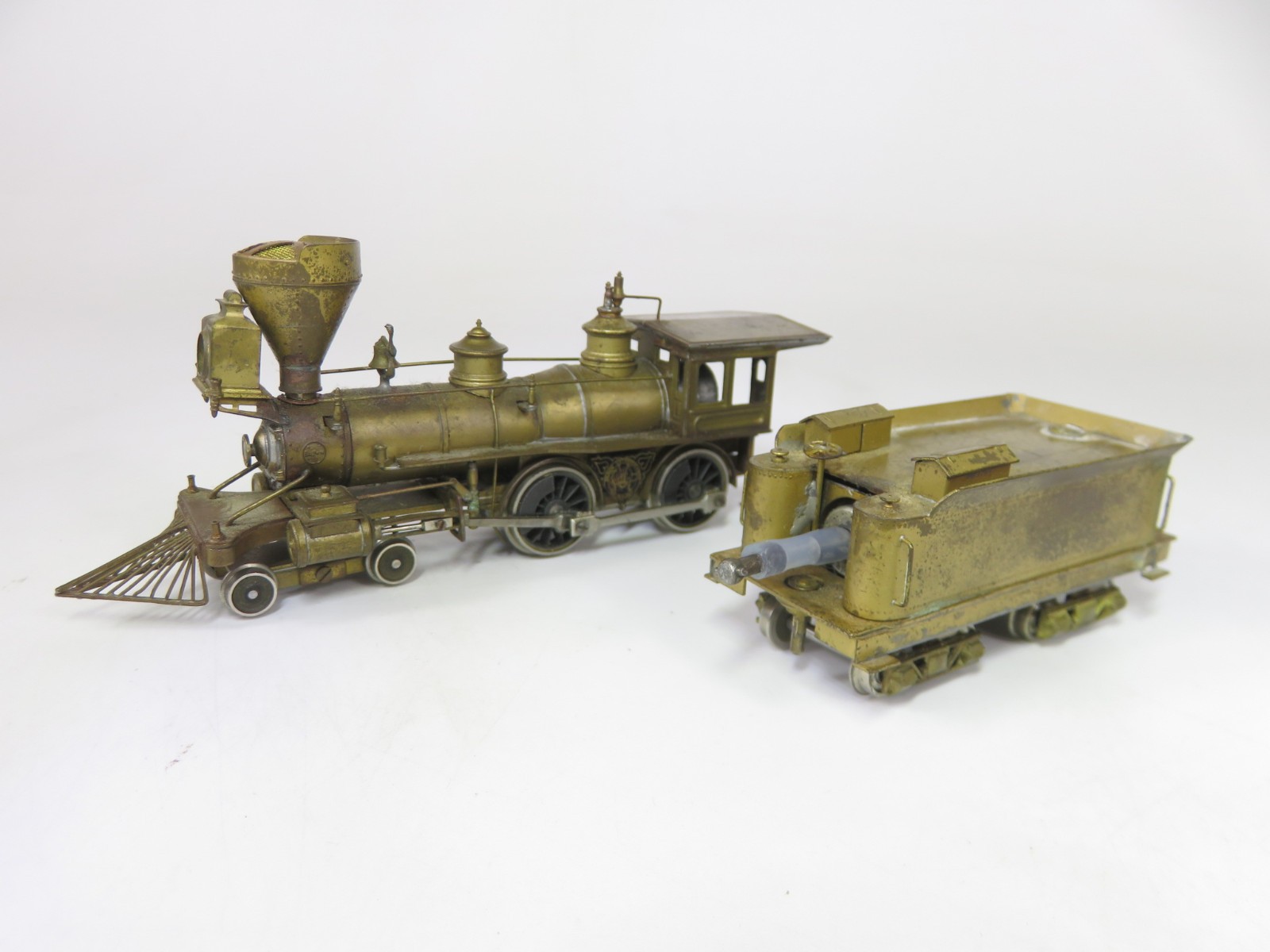 Pacific Fast Mail Brass HO Scale V&T Virginia Truckee 4-4-0 Steam Locomotive