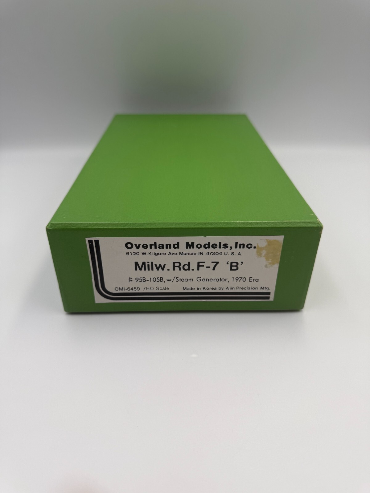 HO Overland Brass OMI-6459 Milwaukee Road F7B Modernized No #. Custom Finished