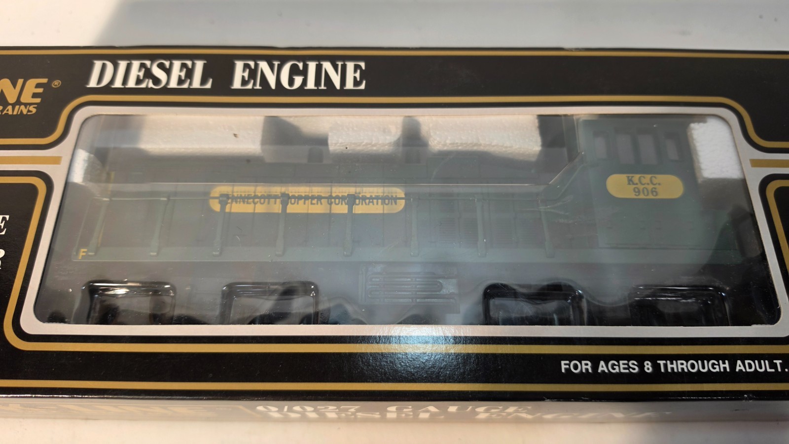 Brand New K-Line KCC Kennecott Copper MP-15 Diesel Engine K-22521C O/O27 Gauge