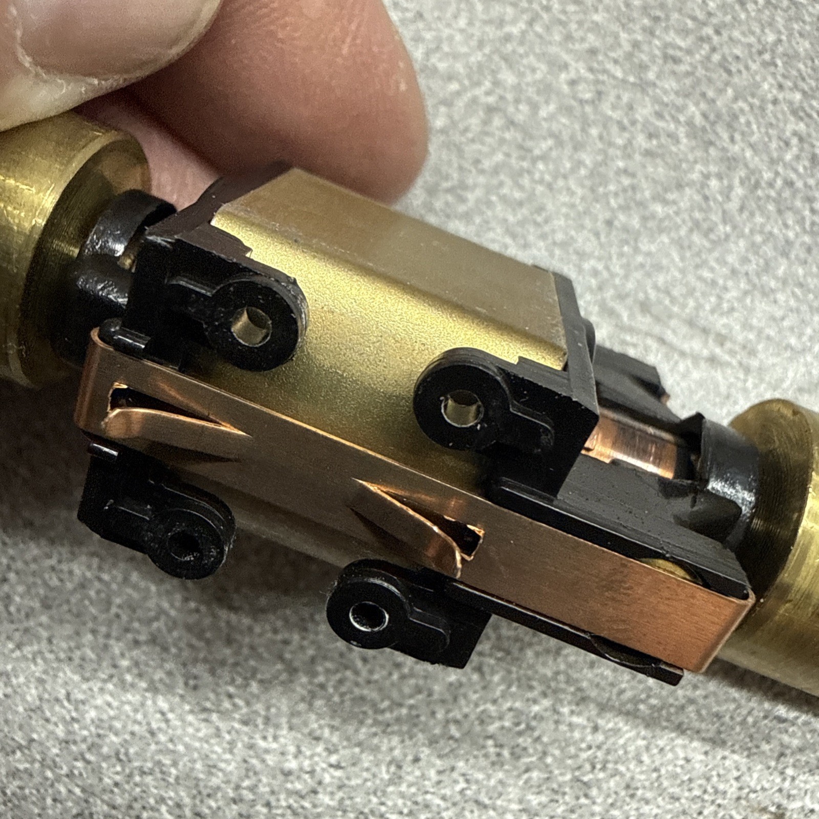 Athearn Sd40–2 SD45 Motor Runs Like A Dream 3 1/4 Inches Long Dual Flywheel