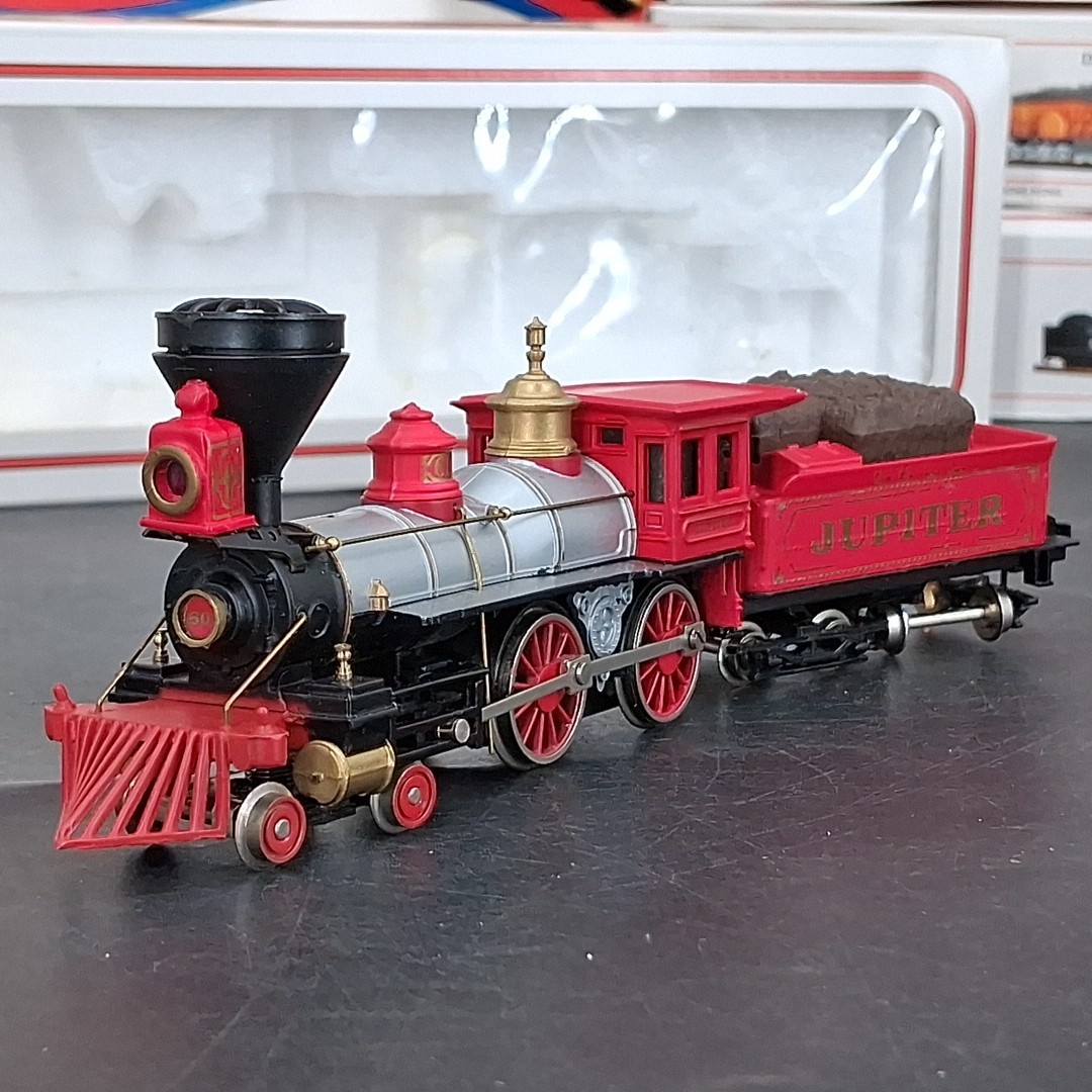 Vintage Bachman The Old Timer Train Set Lighted 4-4-0 Locomotive & Tender
