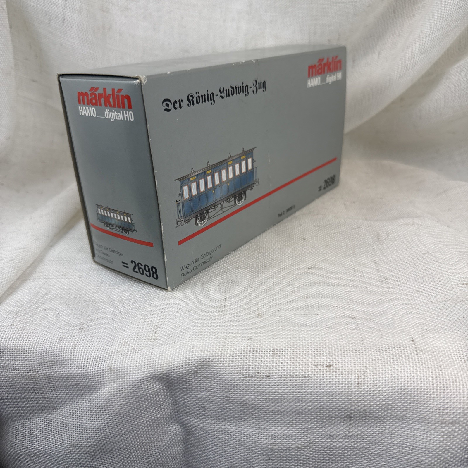 Marklin Digital Ho King Ludwig Service Wagon #2698 Car #2 , NEW In Mint Box