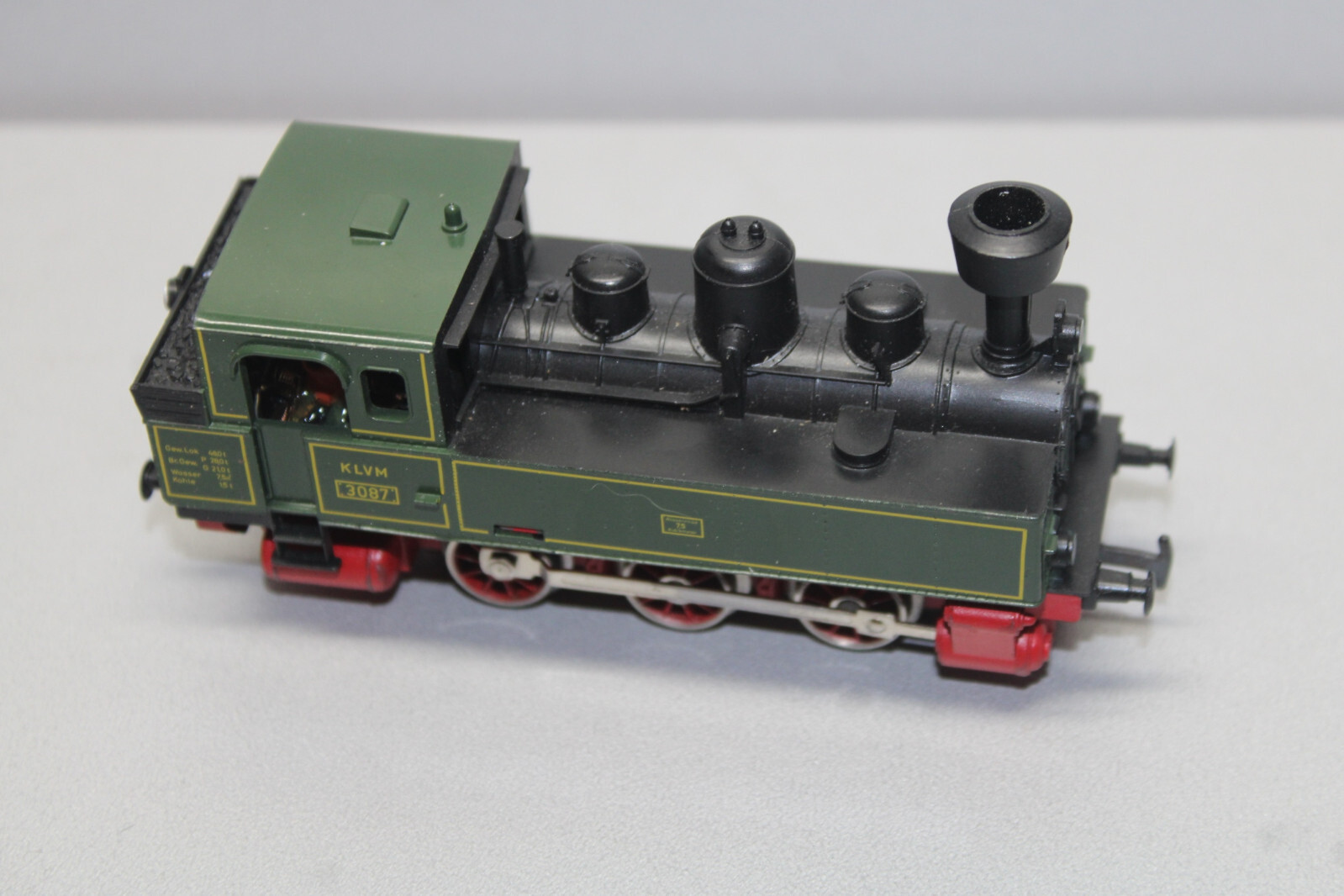 Märklin 3087 Steam Locomotive Country Railway Green Black KLVM Scale H0