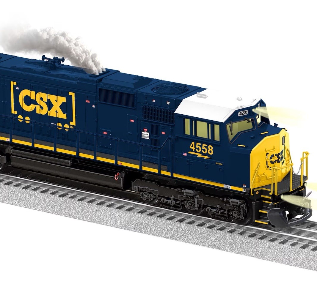 LIONEL 2233058 CSX SD70MAC Diesel Locomotive#4558 SuperBass NON-POWERED O-Scale