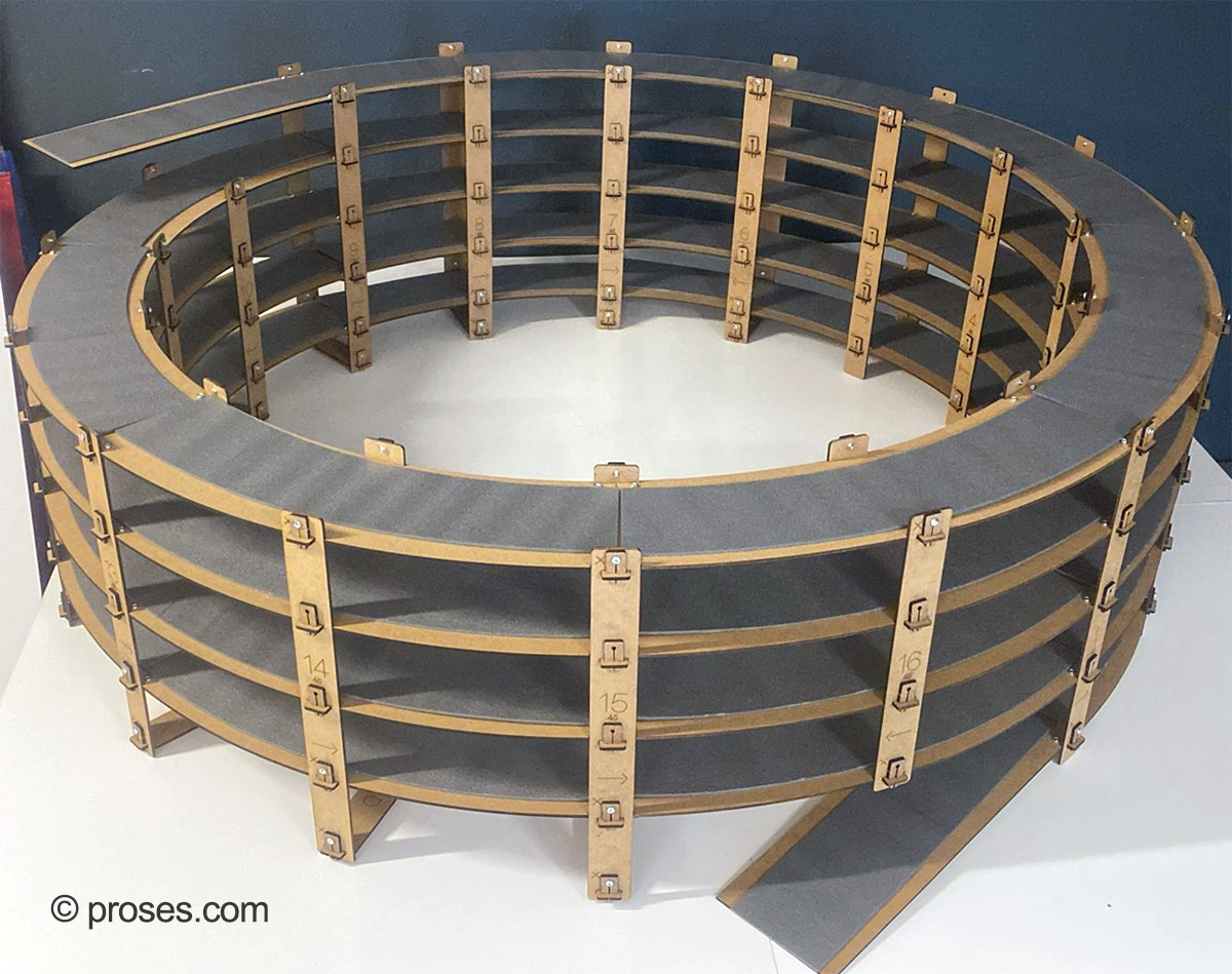 Dual Track Radius 26″ to 28″ Helix For Bachmann EZ & More FREE EXPRES SHIPPING!