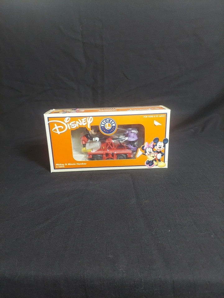 Lionel 6-18476 Mickey Minnie Mouse Disney Character Handcar O Gauge Train motor